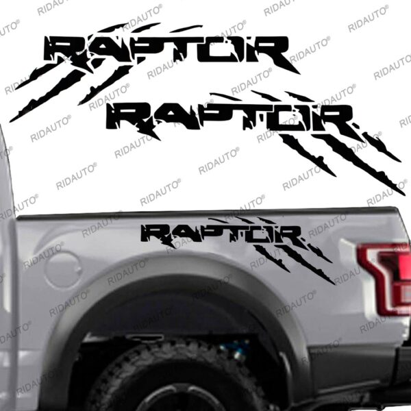 150BSTRP03 RAPTOR Letter Body Sticker