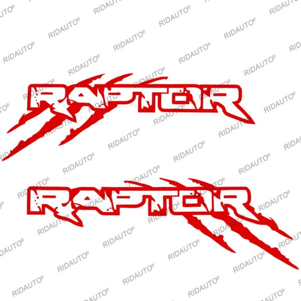 150BSTRP03 RAPTOR Letter Body Sticker - Image 8
