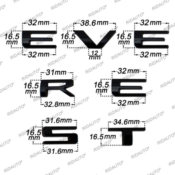 Hood Emblem Fit FORD EVEREST (THIN) - Image 7