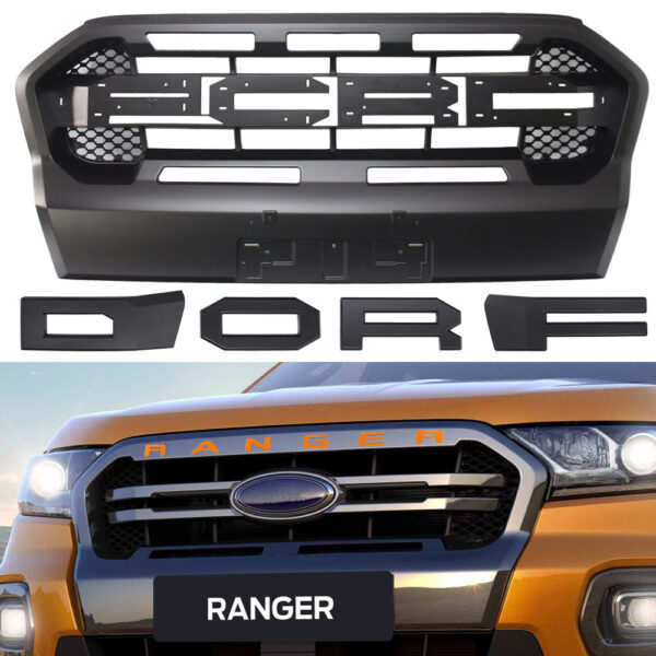 Grille Replacement Fit 2019-2021 FORD RANGER T8/PX3/MK3 Wildtrak - Image 3