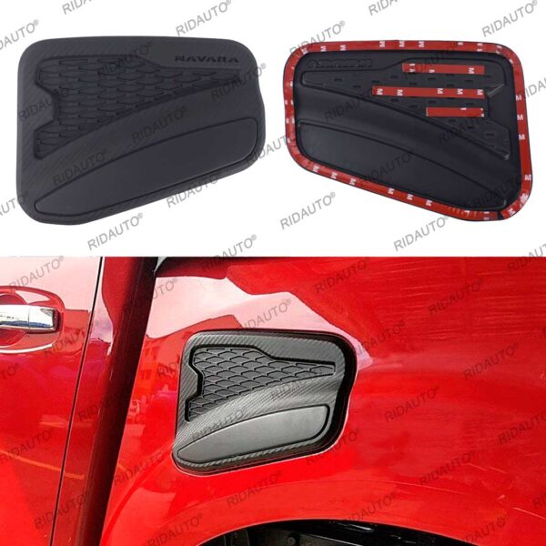 Carbon Fiber Style Exterior Body Cover Kit For NISSAN NAVARA 2021-2024 - Image 4
