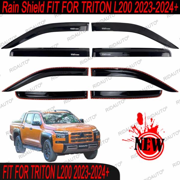 Rain Visor Fit MITSUBISHI TRITON 2024+ - Image 2
